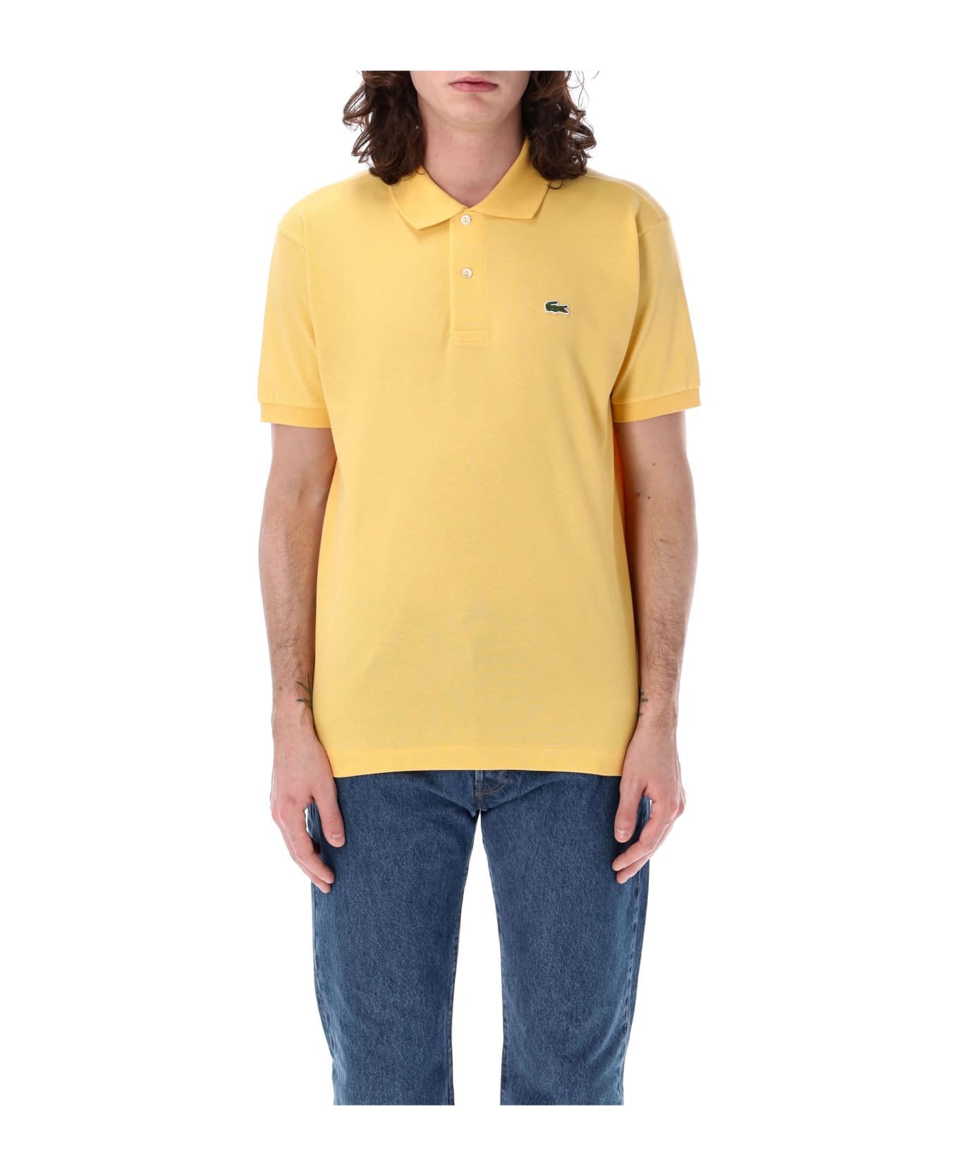 Lacoste Classic Fit Polo Shirt - YELLOW ポロシャツ