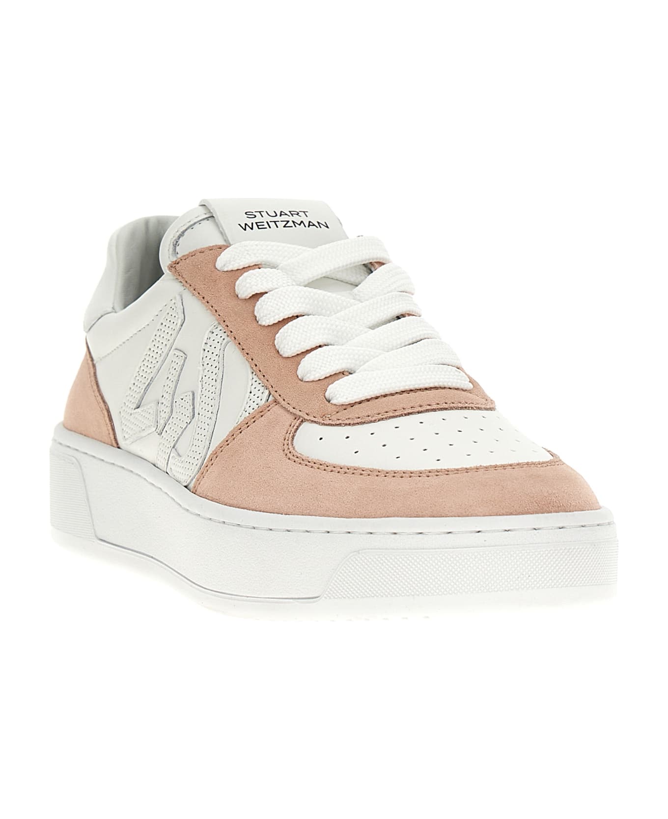 Stuart Weitzman 'courtside Monogram' Sneakers - Pink スニーカー