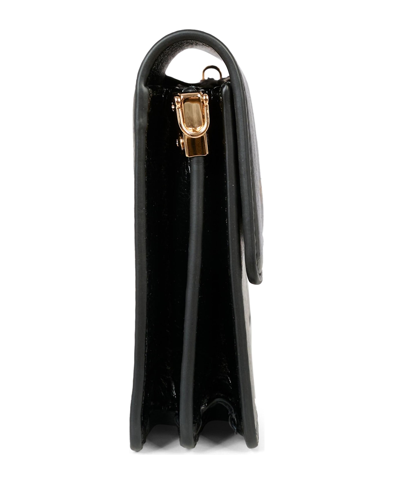 N.21 Black Clutch For Girl With Logo - Black アクセサリー＆ギフト