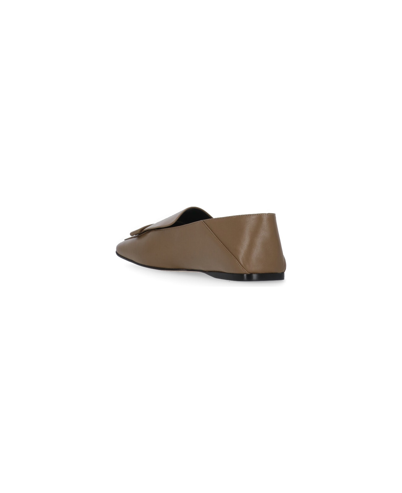 Sergio Rossi Leather Loafers - Brown