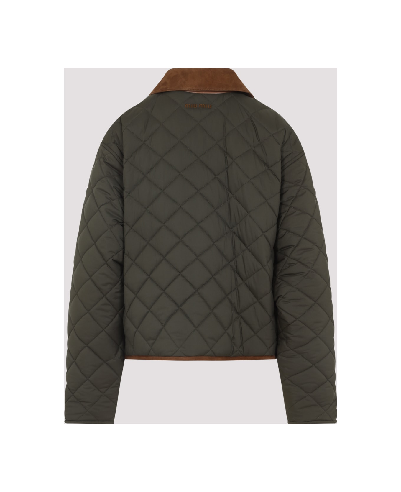 Miu Miu Recycled Polyester Jacket - Militare