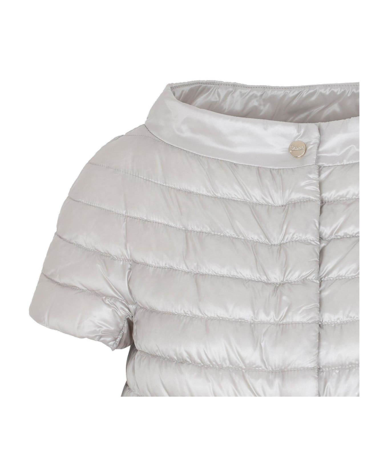 Herno Short-sleeved Padded Jacket - GREY