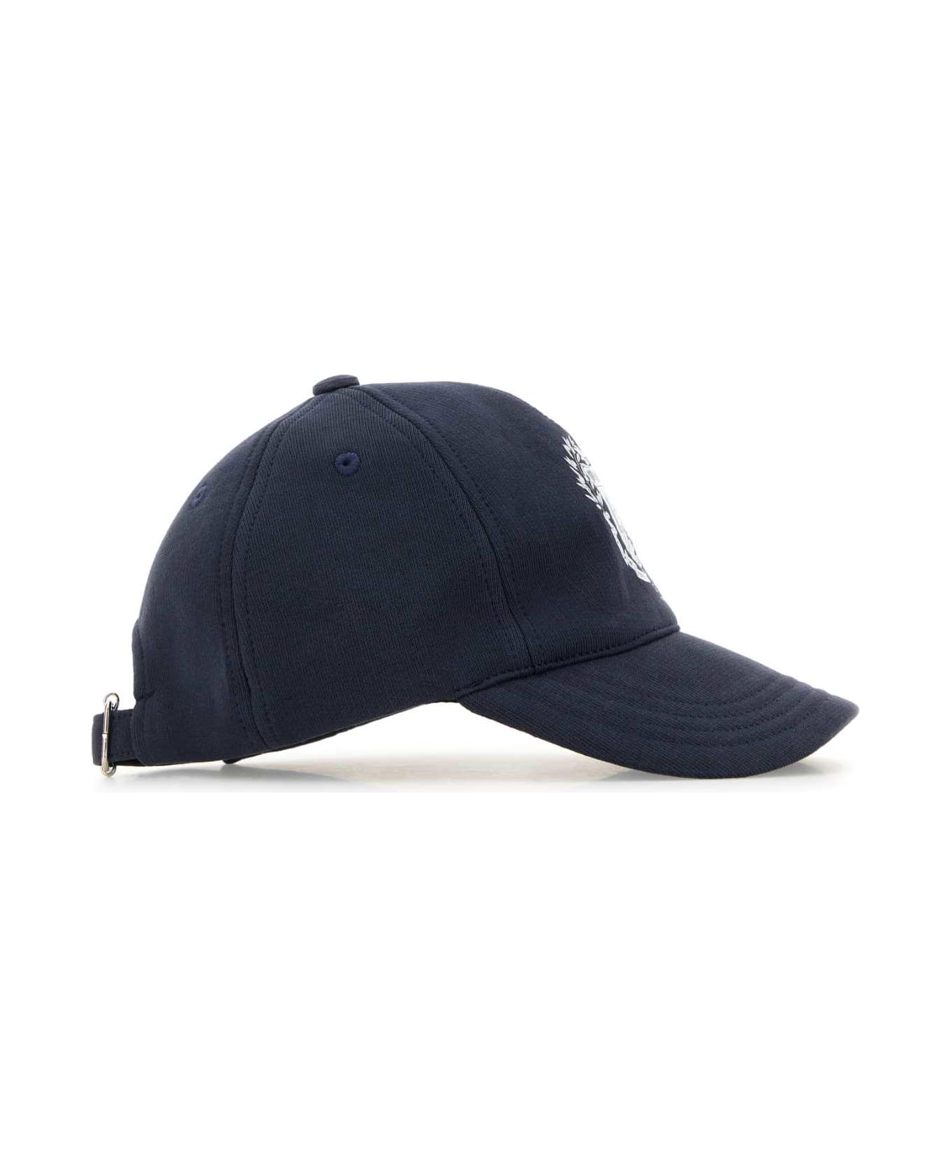 A.P.C. Denim Blue Cotton A.p.c. X Marc Jacobs Baseball Cap - DARKNAVY