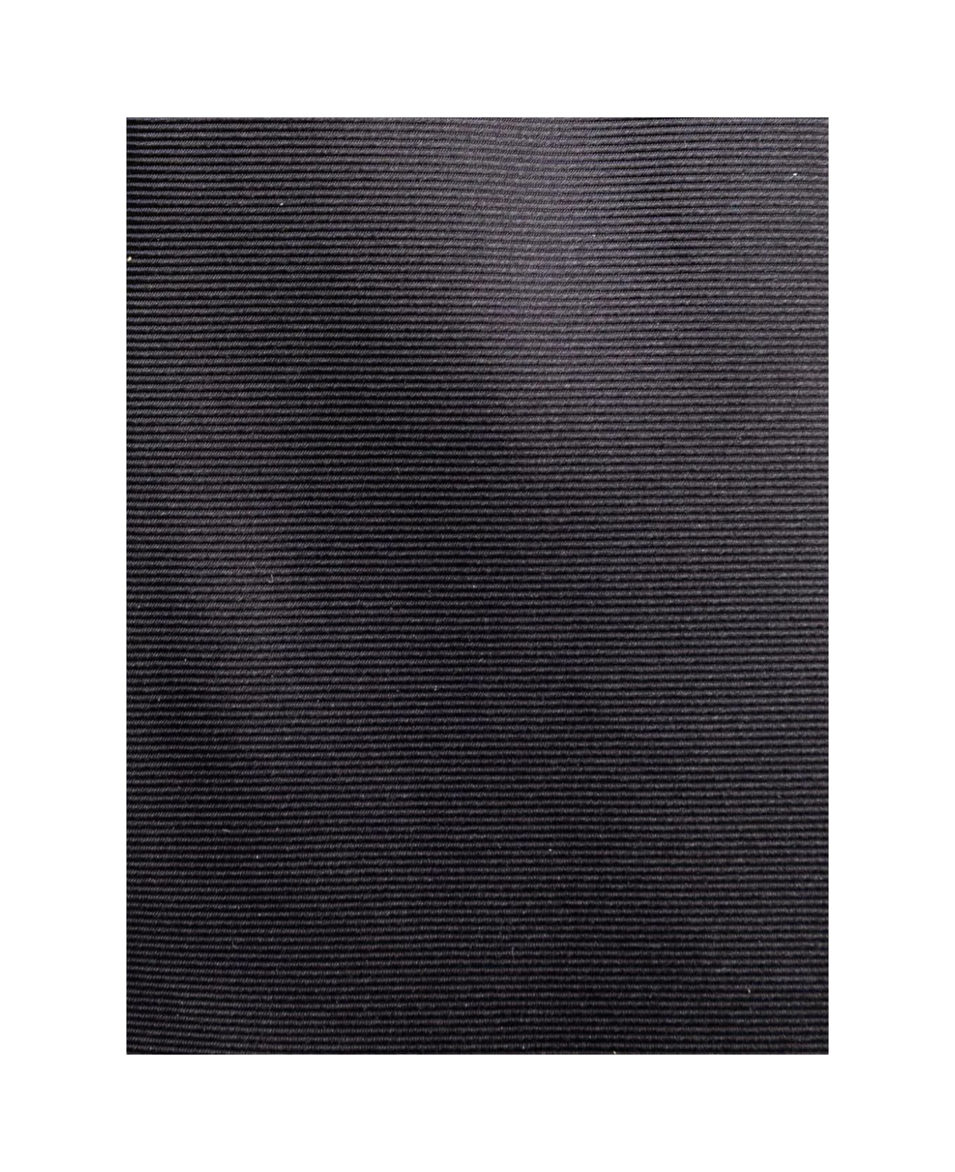 Emporio Armani Woven Jacquard Tie - Black