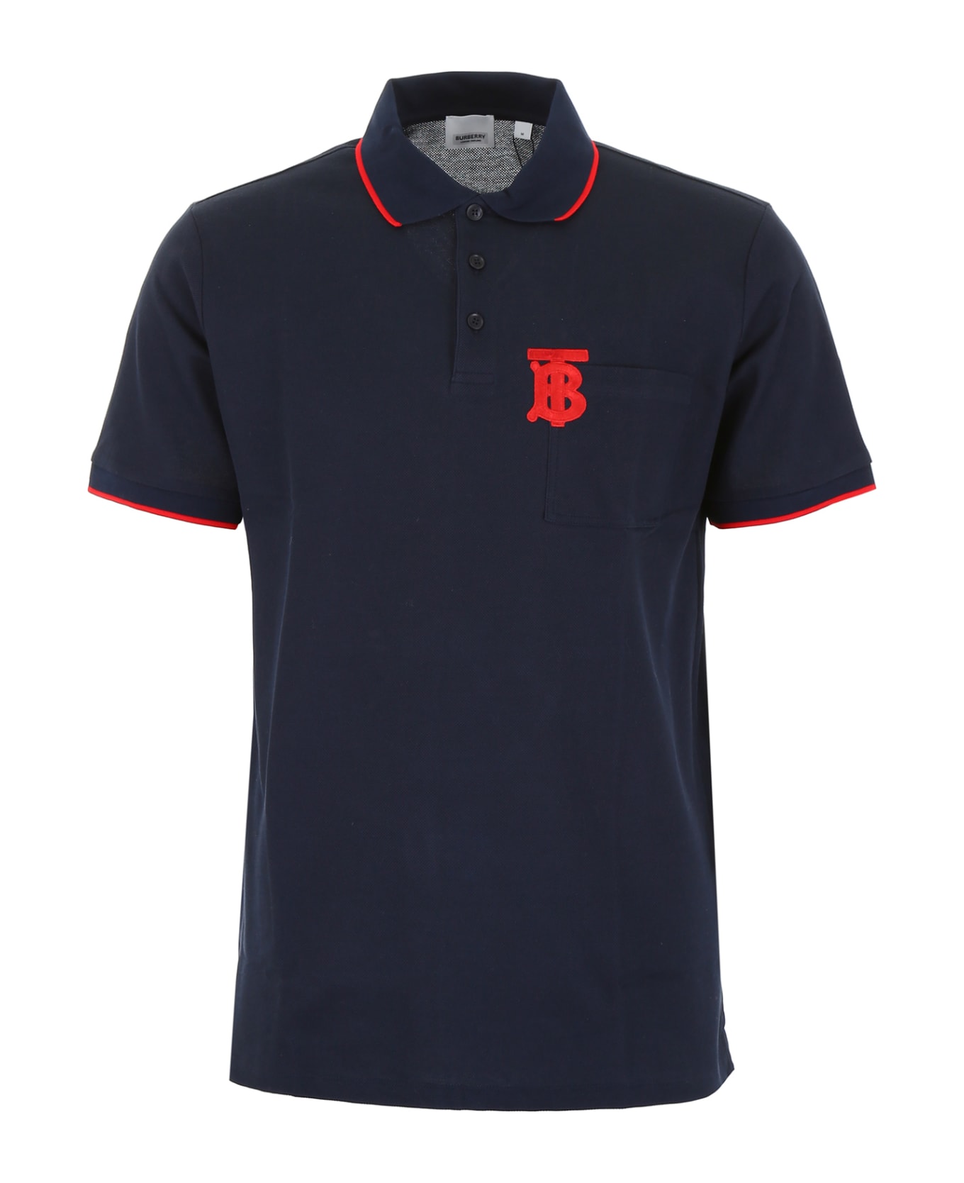 Burberry New Logo Polo Shirt - NAVY (Blue) ポロシャツ