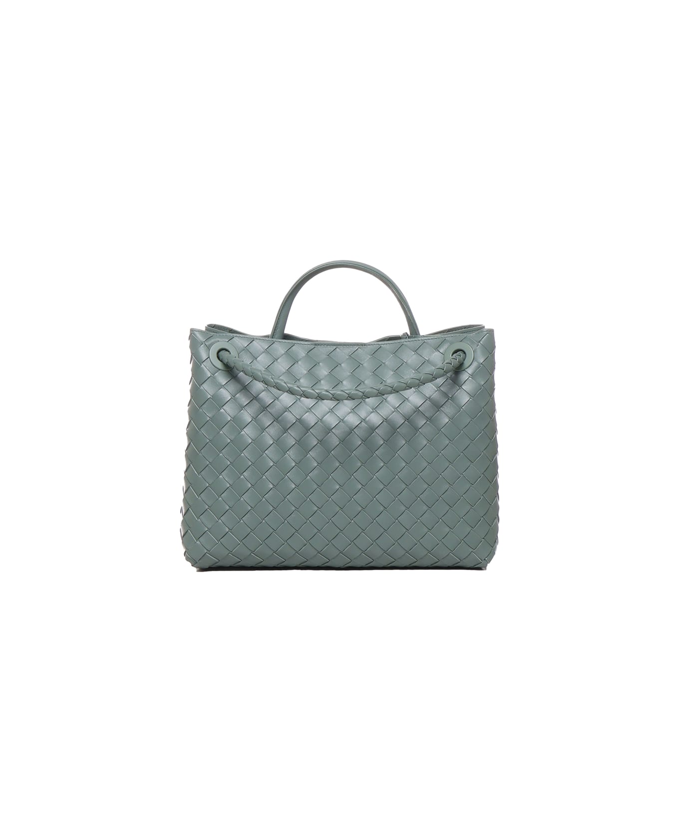 Bottega Veneta Andiamo Medium Shoulder Bag - Aloe