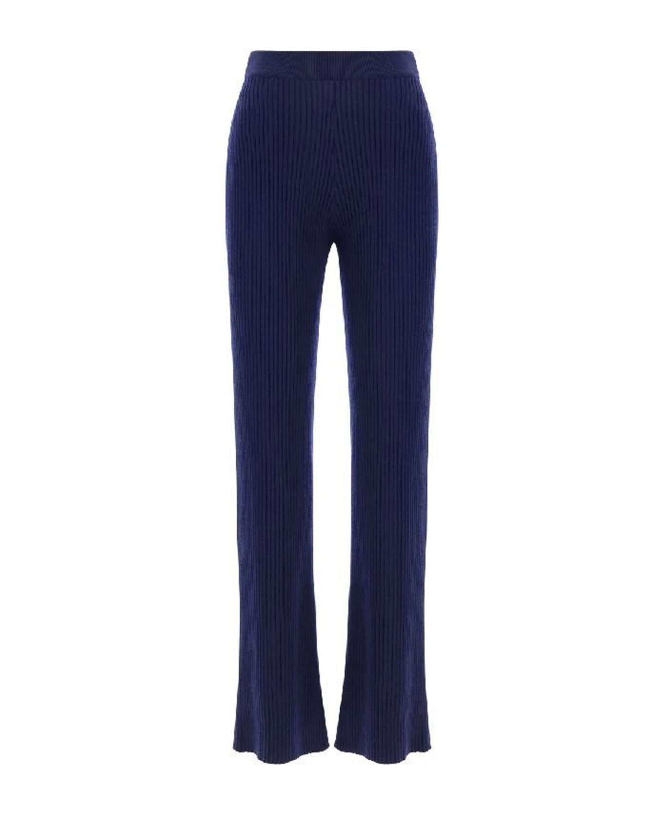 Chloé Wool And Cashmere Pants - Blue