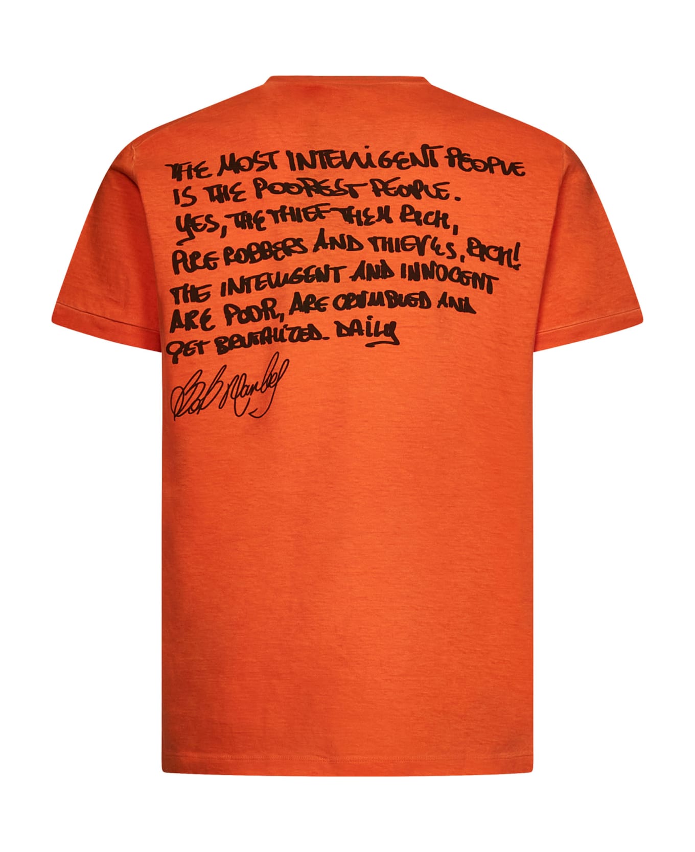 Dsquared2 Bob Marley T-shirt - Orange