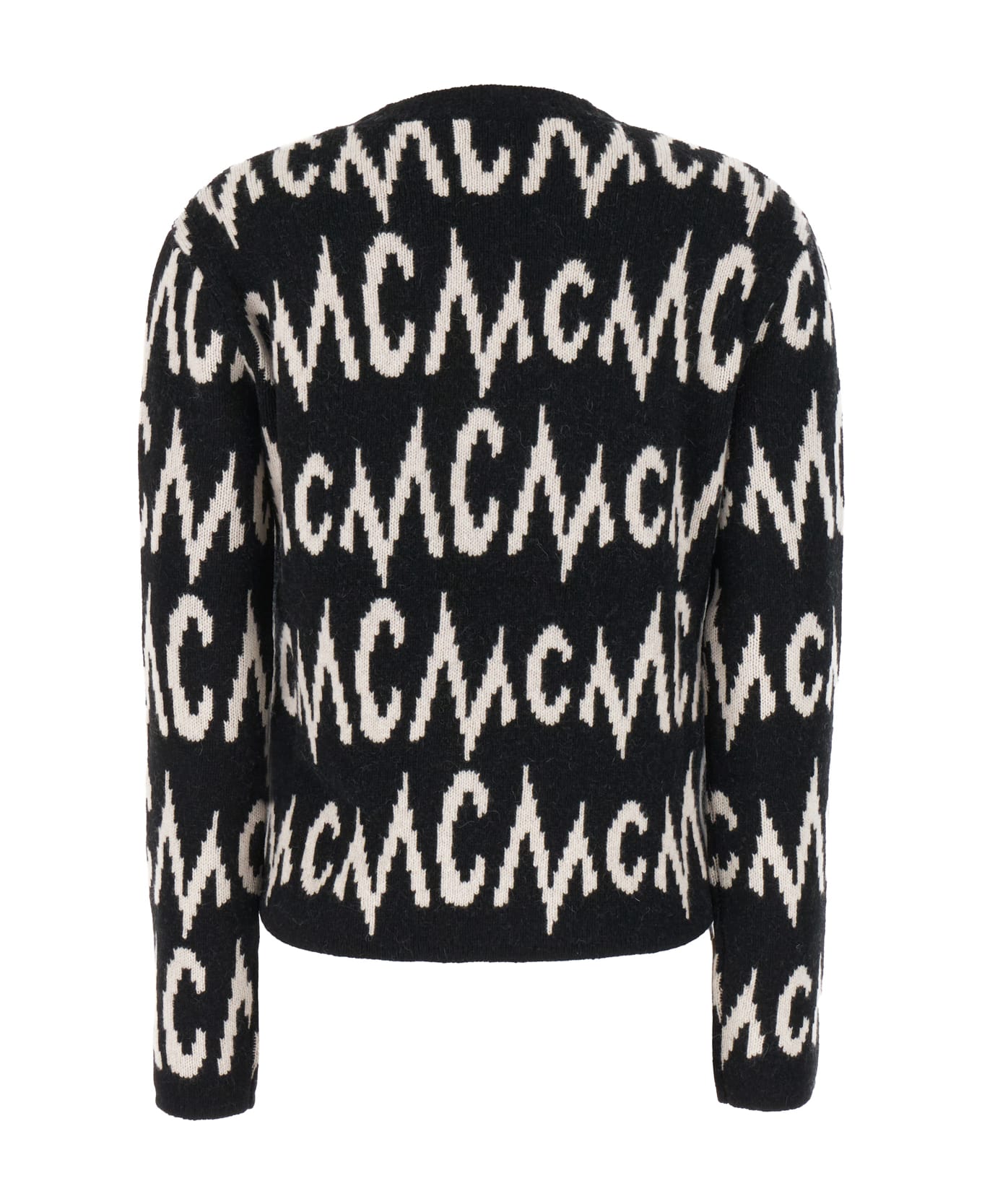 MCM Embroidered Cashmere Blend Oversize Sweater - B9