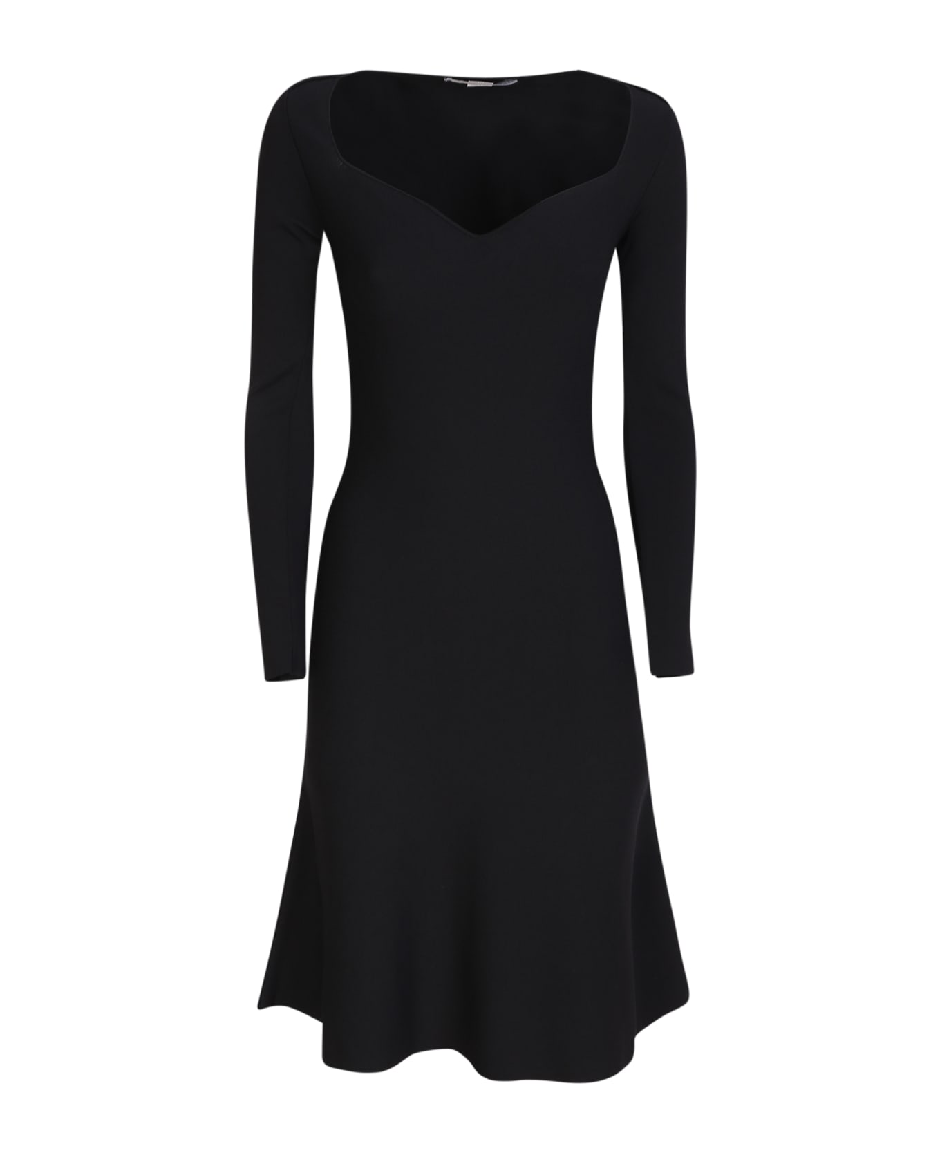 Stella McCartney Dress With Black Sweetheart Neckline - Black ワンピース＆ドレス