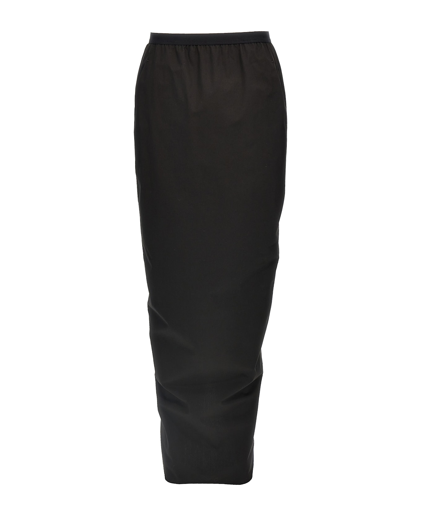 Rick Owens 
pillar Long
 Skirt - Black  