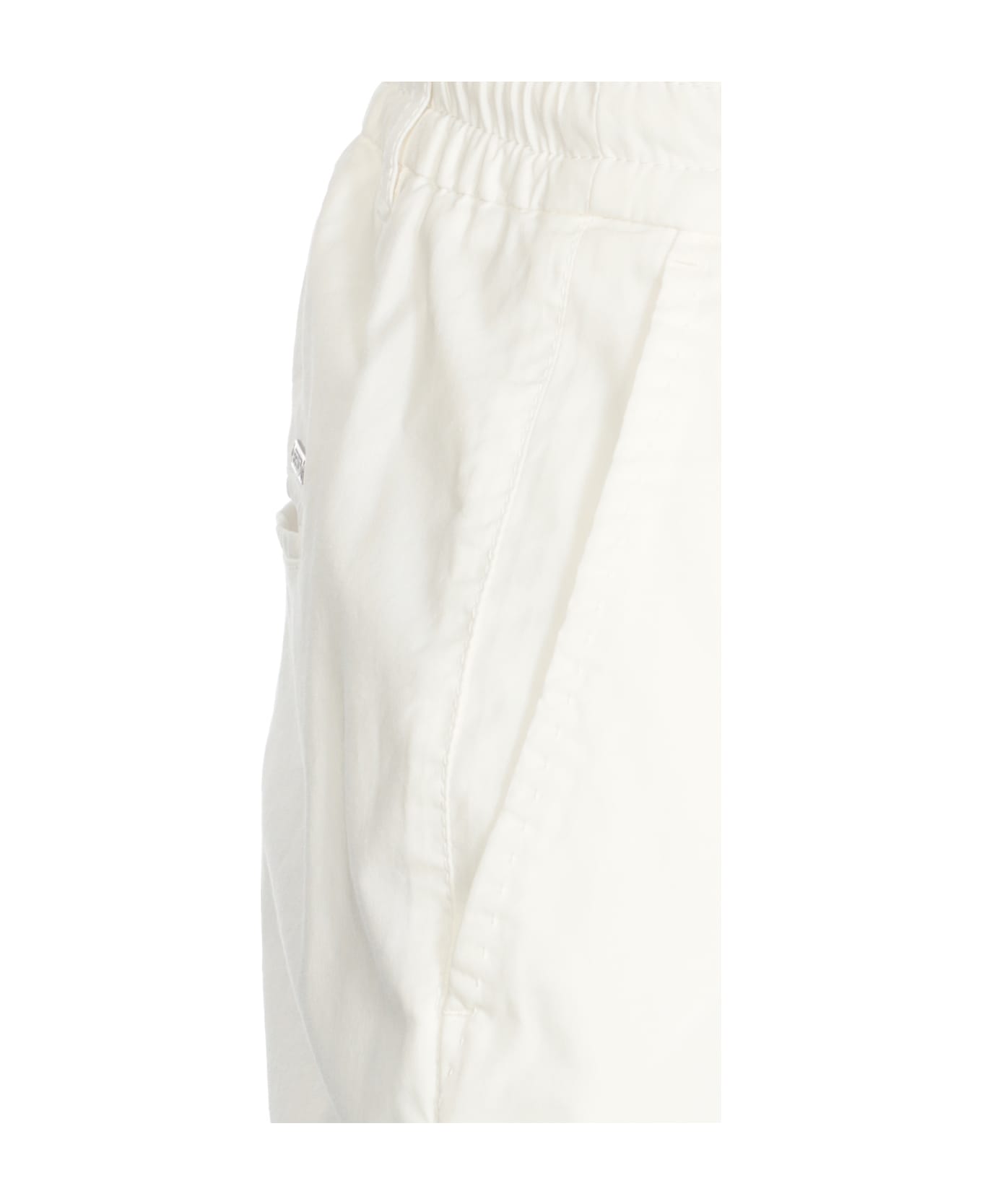 Peserico Cotton Curdoroy Trousers - White