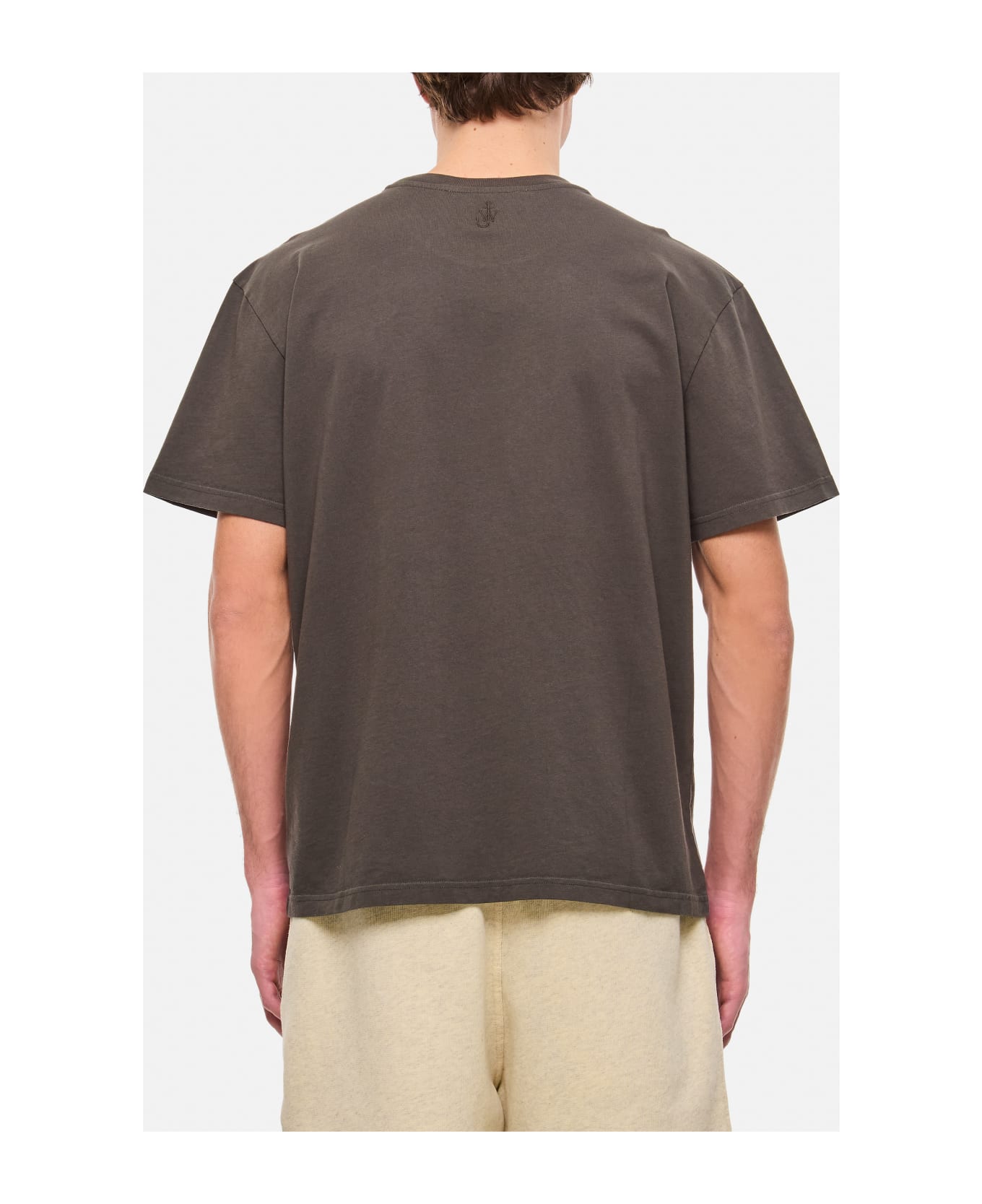 J.W. Anderson Thistle Embroidery T-shirt - Brown