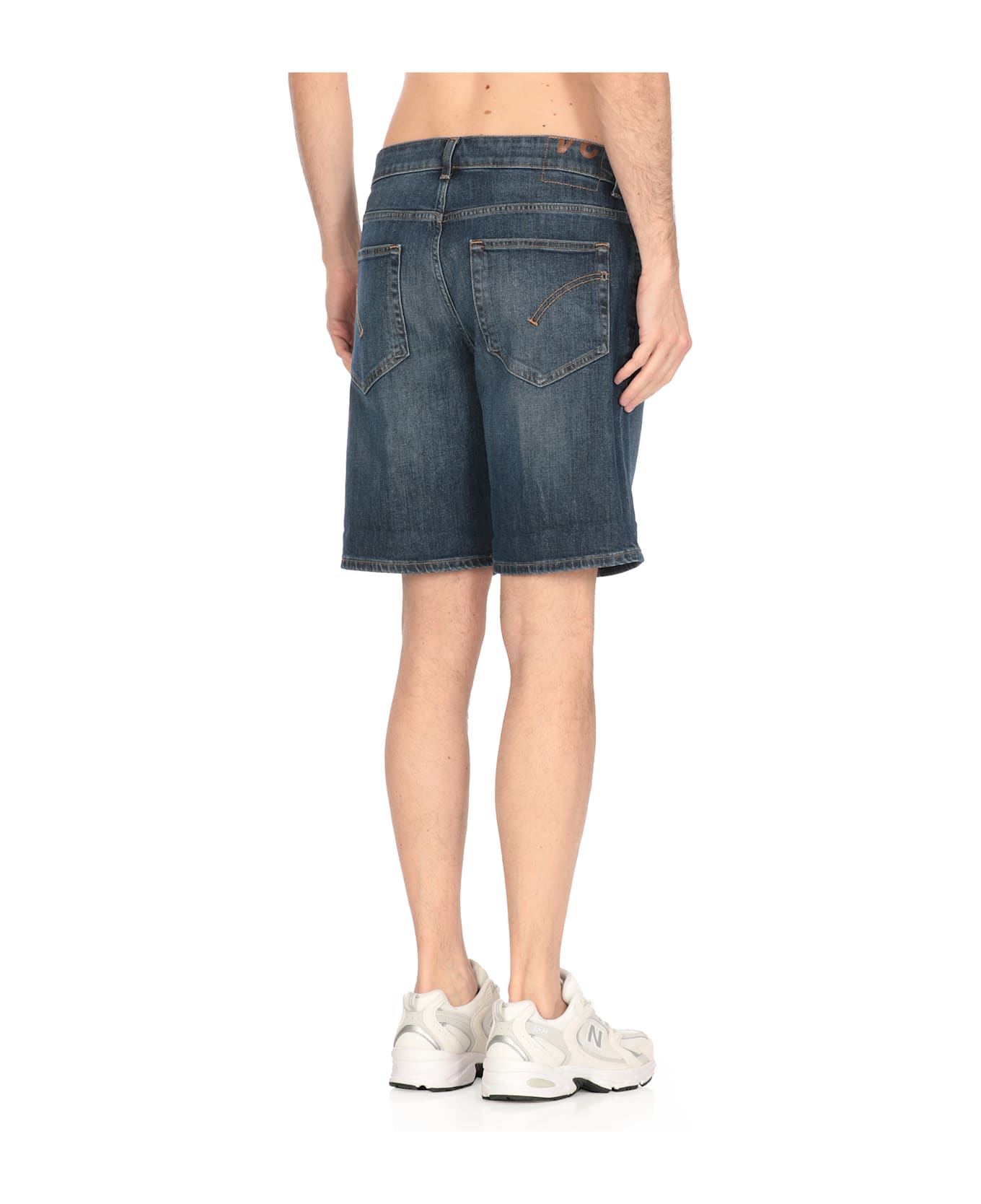 Dondup Cotton Bermuda Shorts - Blue