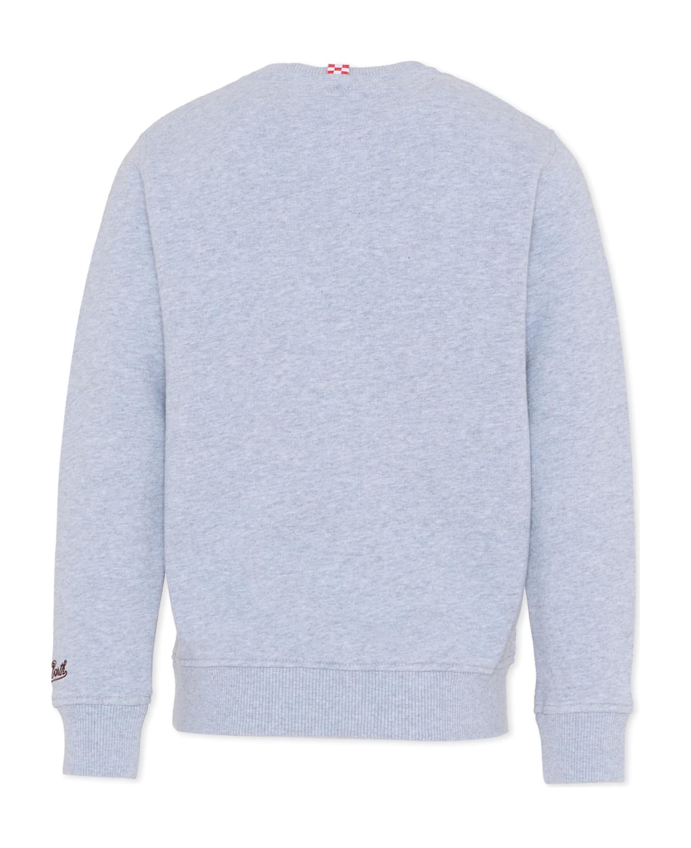 MC2 Saint Barth Grey Sweatshirt For Boy With Teddy Bear - Grey