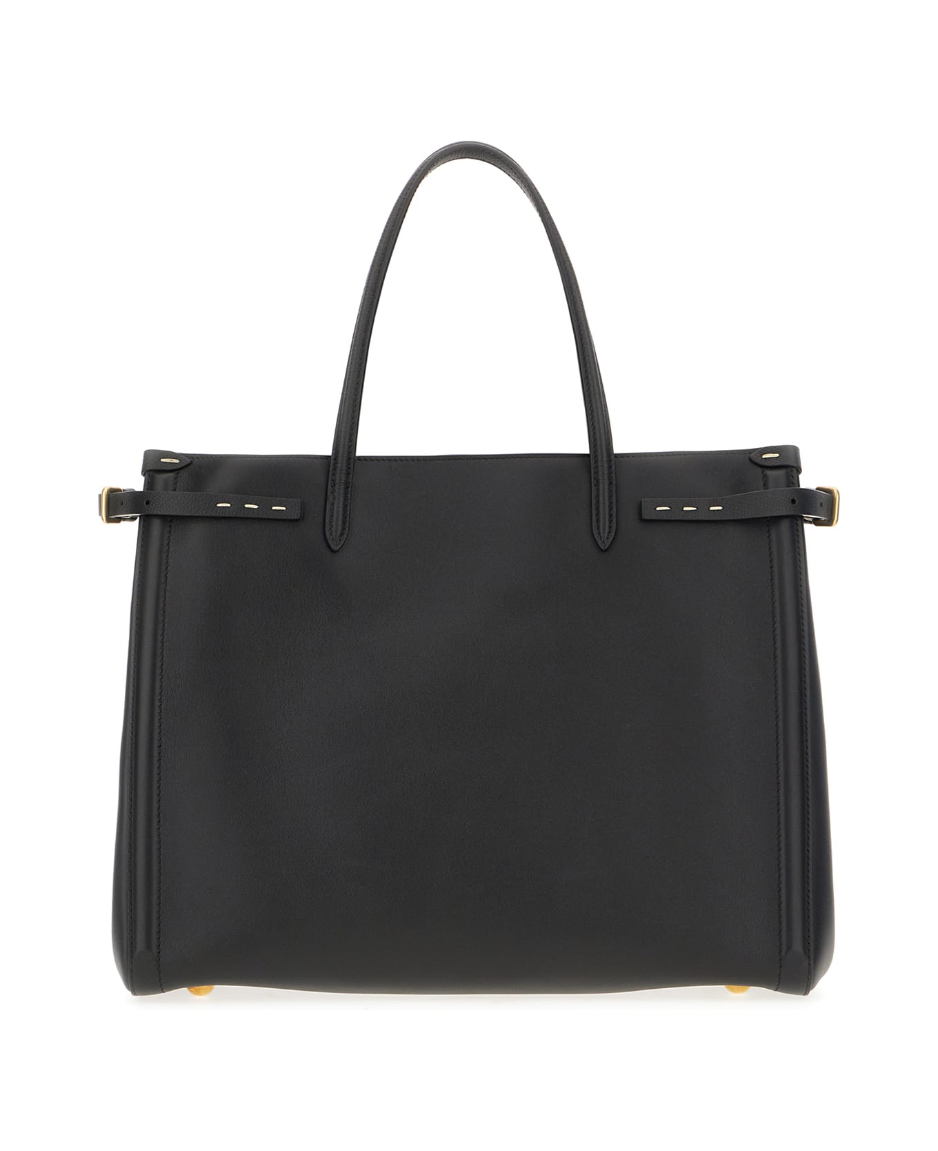 Valentino Garavani Black Leather Handbag - Nero