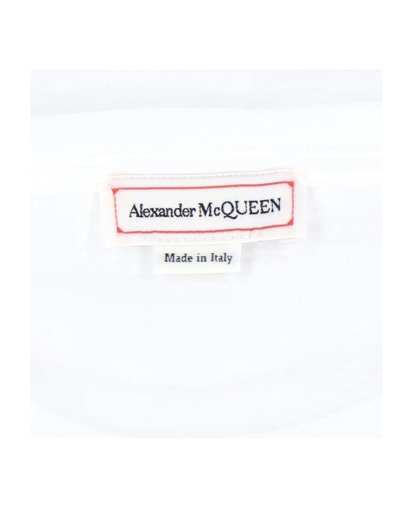 Alexander McQueen Graffiti Logo T-shirt - White シャツ