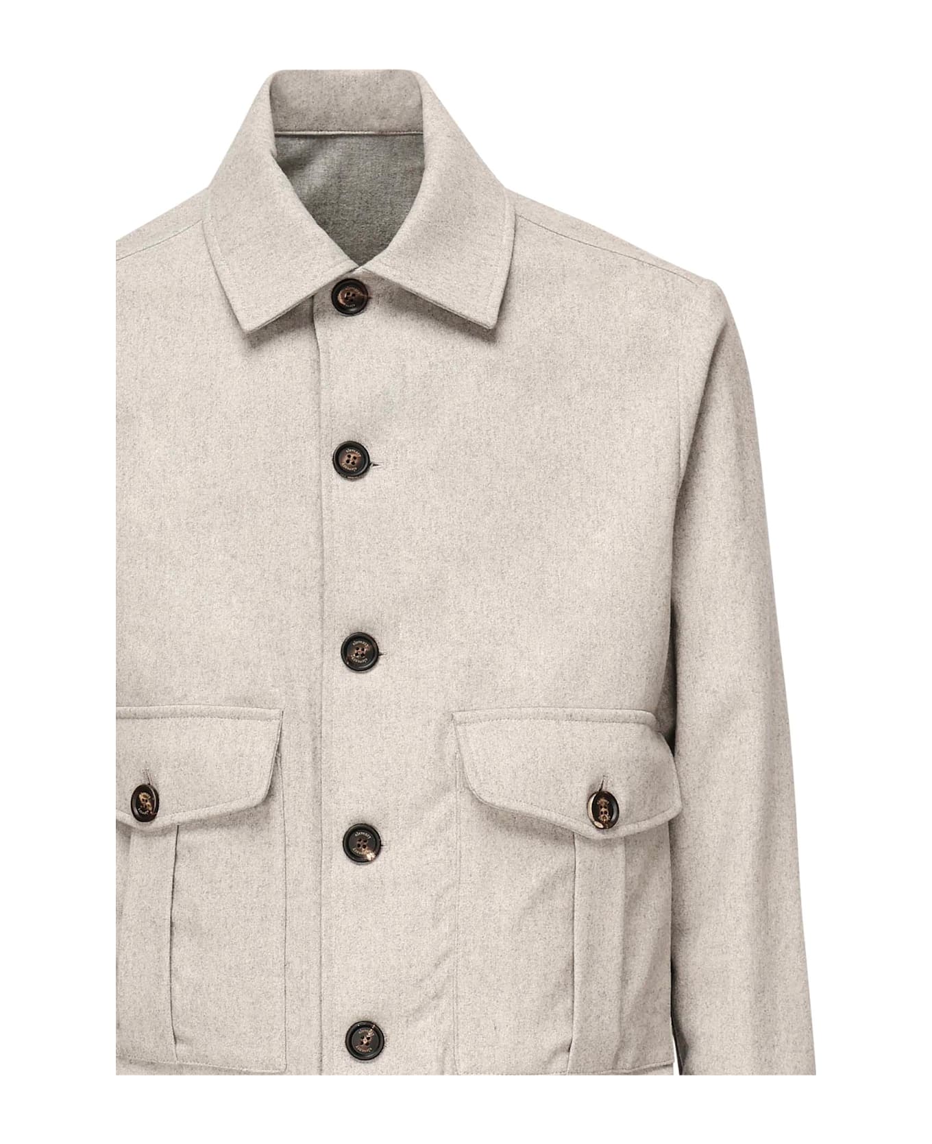 Eleventy Wool Jacket - SAND