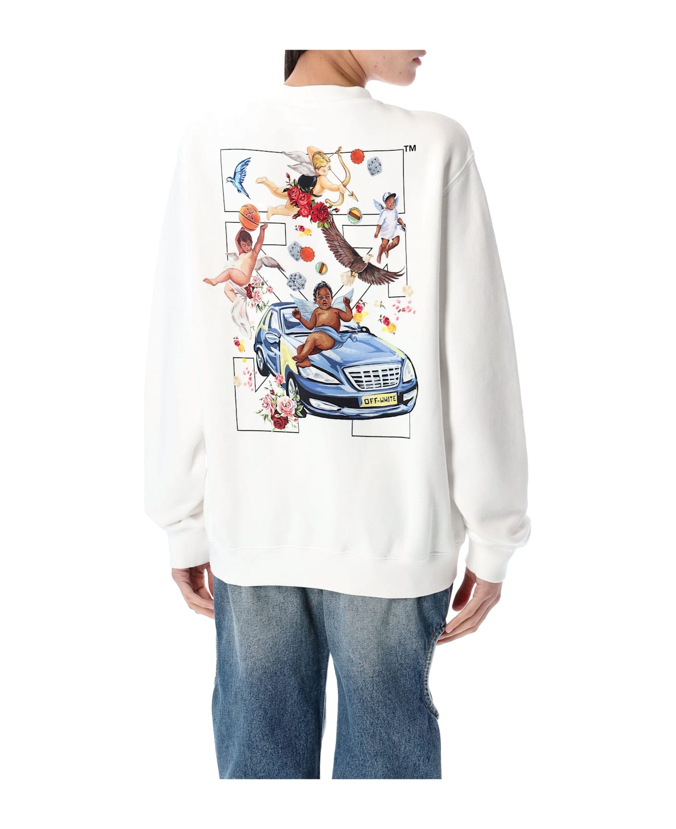 Off-White Fresco Arrow Sweatshirt - WHITE