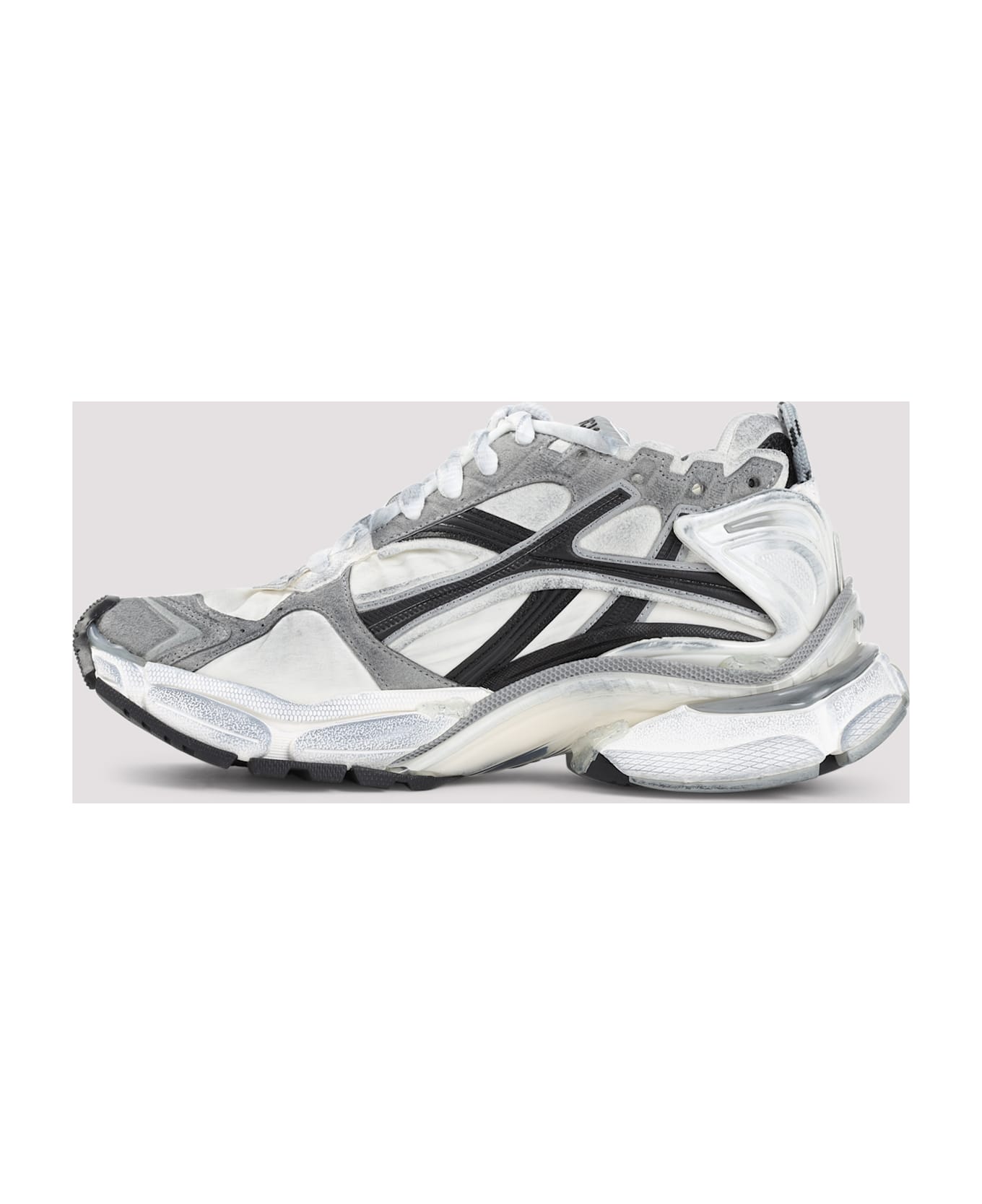 Balenciaga Runner Gradient Snekaers - Grey White Black