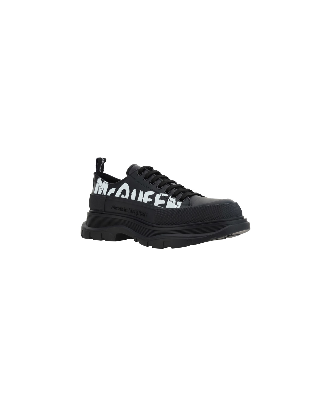 Alexander McQueen Tread Slick Sneakers - Black/white スニーカー