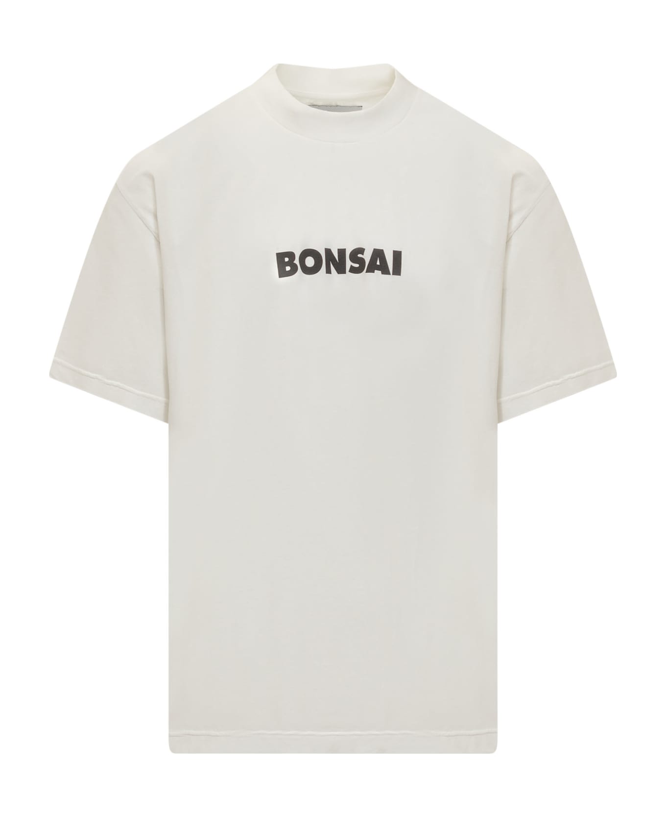 Bonsai T-shirti With Logo - WHITE