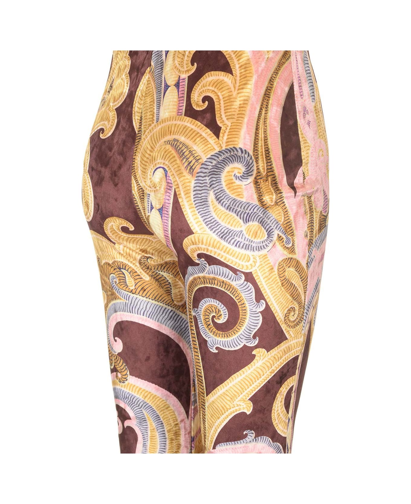 Etro Stretch Chenille Trousers - Multicolor