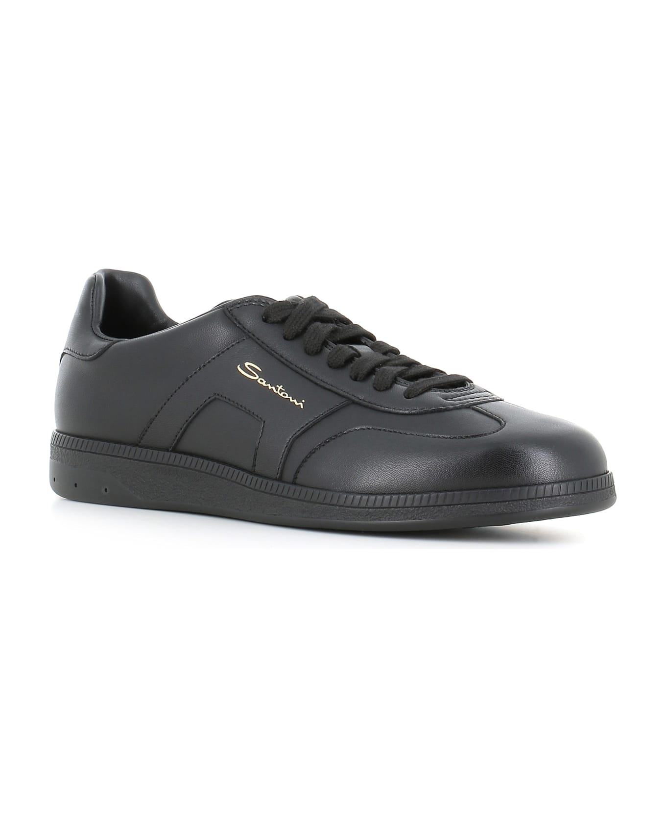 Santoni Sneaker Dbs Oly - Black