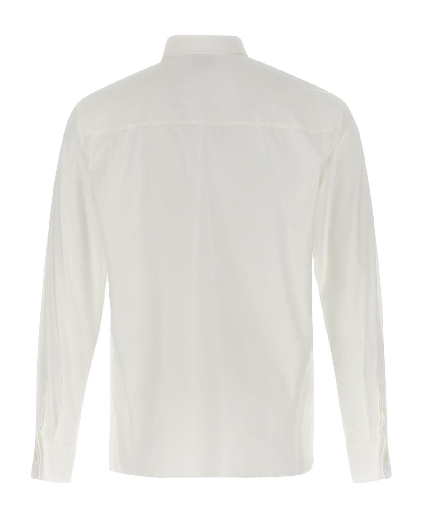Ferragamo Poplin Shirt - White