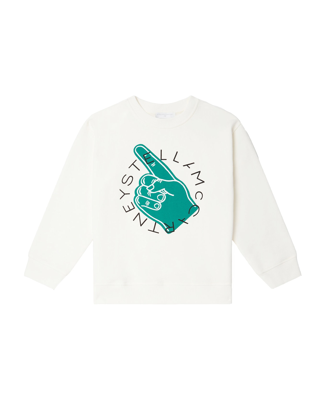 Stella McCartney Kids White Sweatshirt For Boy With Logo - White