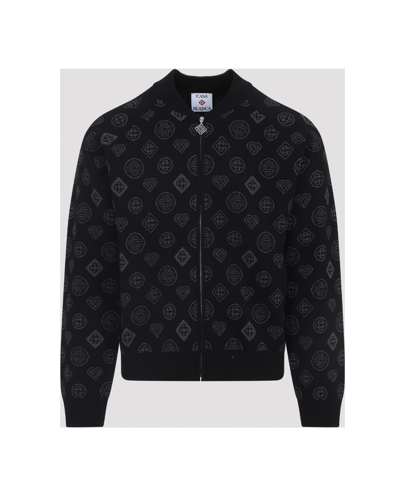 Casablanca City Jacquard Bomber Jackets - Black