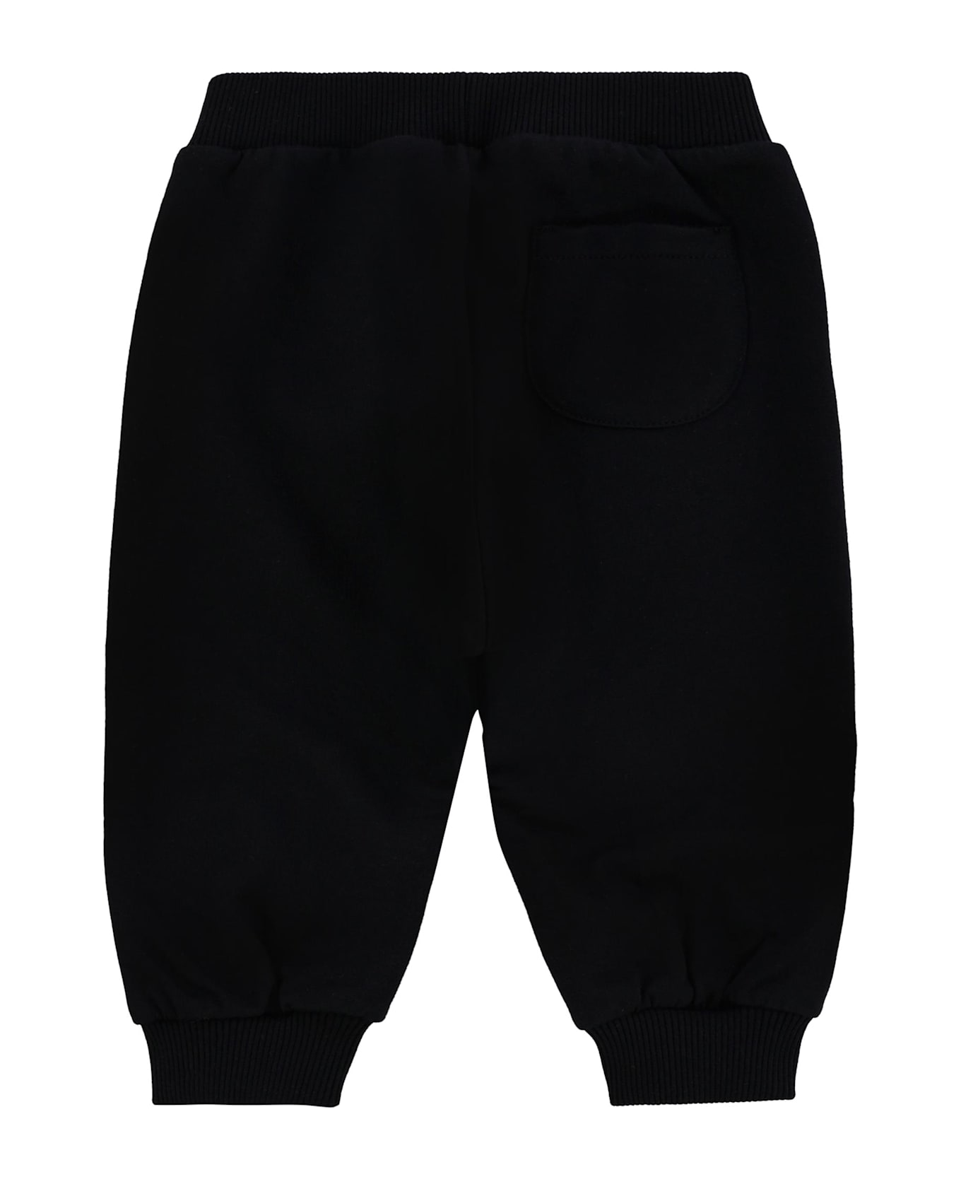 Moschino Blue Trousers For Babykids With Teddy Bear - Black