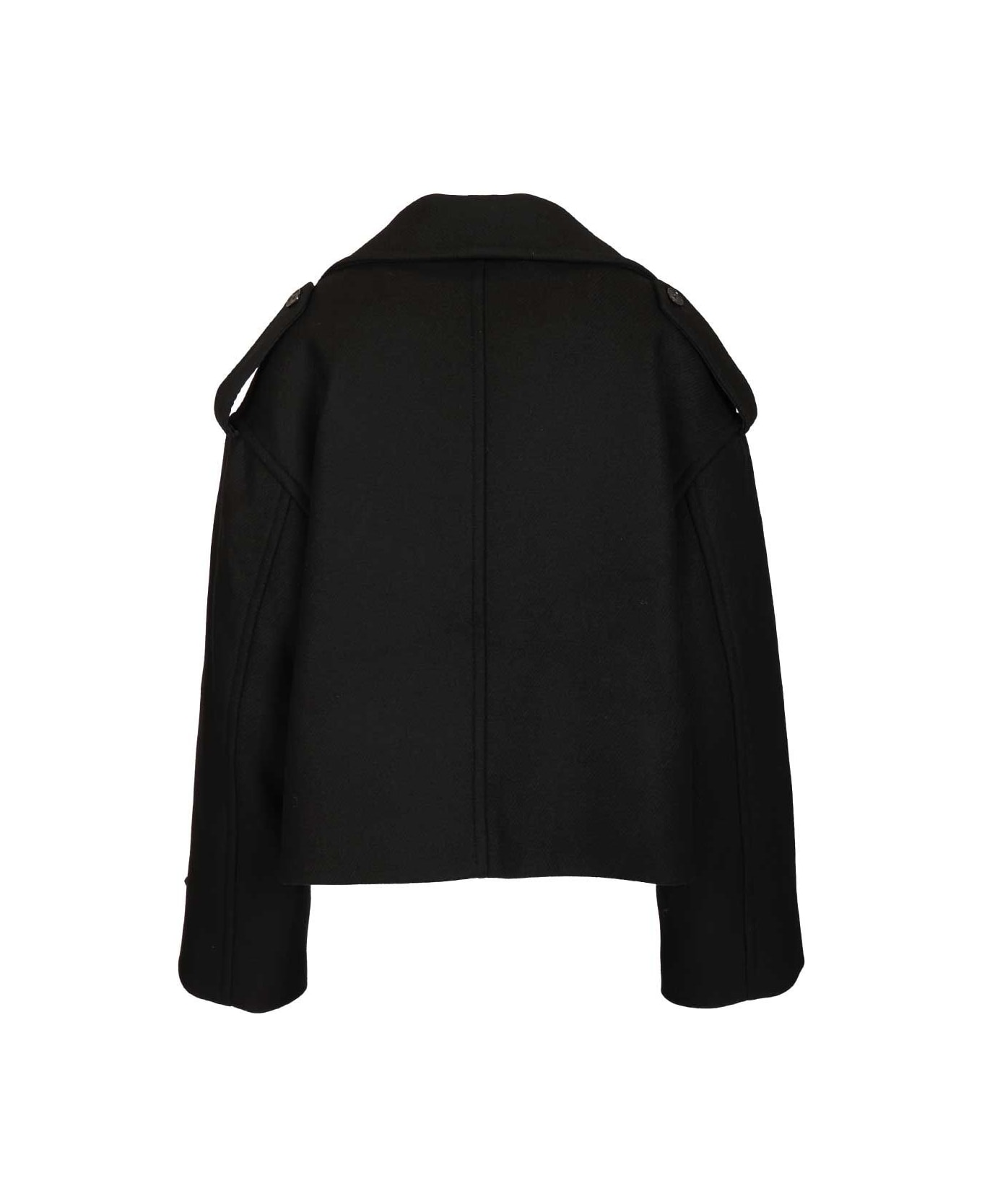 Maison Kitsuné Short Coat - BLACK