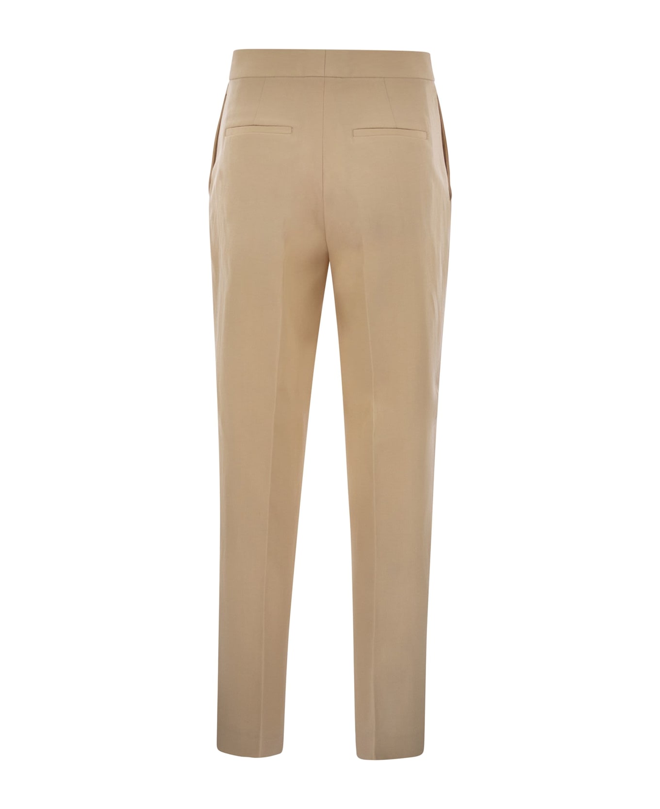 Fabiana Filippi Linen Chino Trousers - Sand