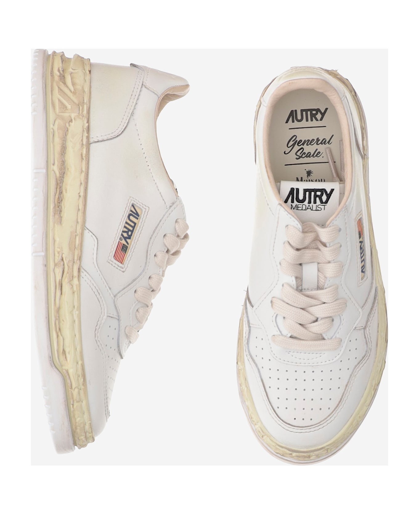 Autry Supvint Low X Mihara Yasuhiro Sneakers - White