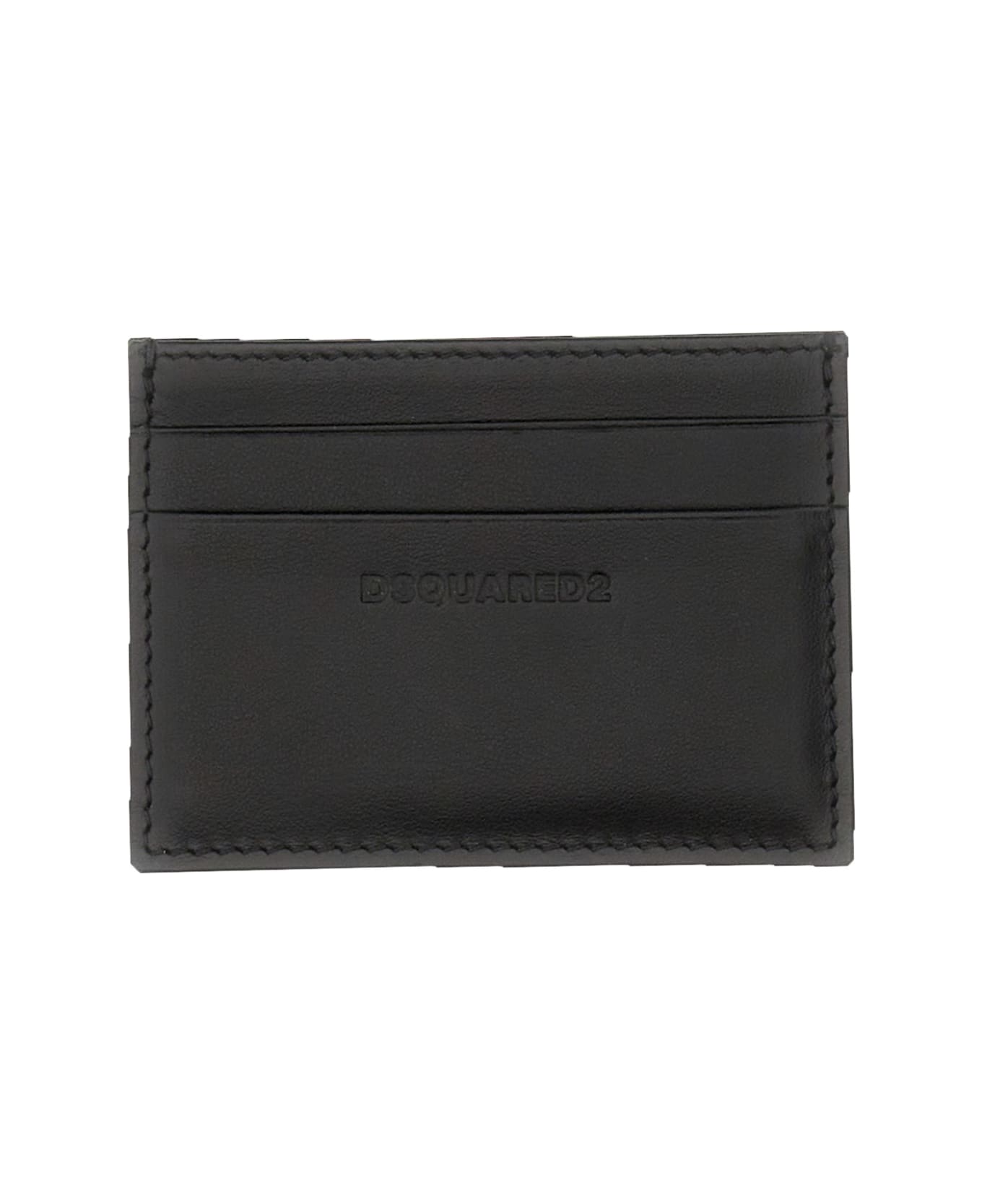 Dsquared2 Leather Card Holder Dsquared2 - BLACK