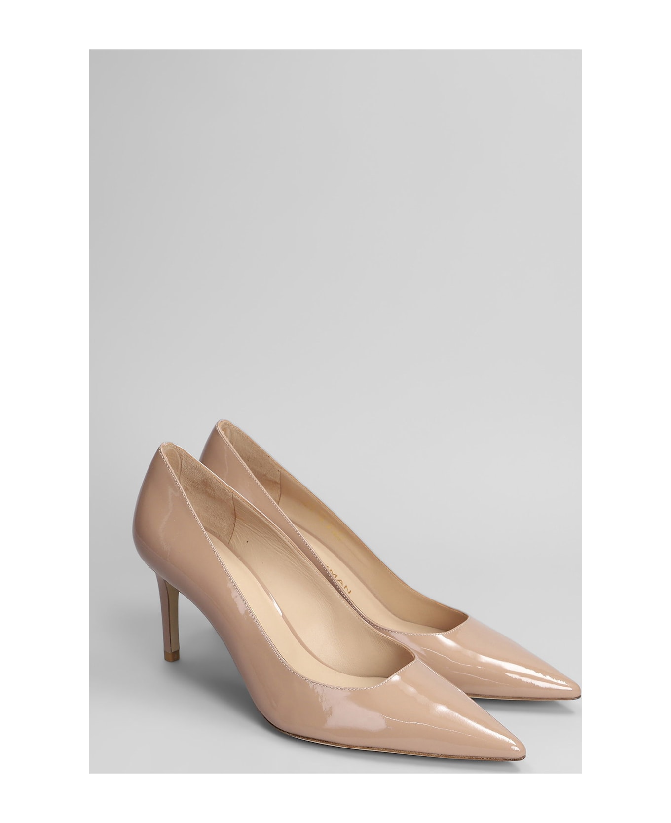 Stuart Weitzman Stuart Power 75 Pumps In Rose-pink Patent Leather - rose-pink