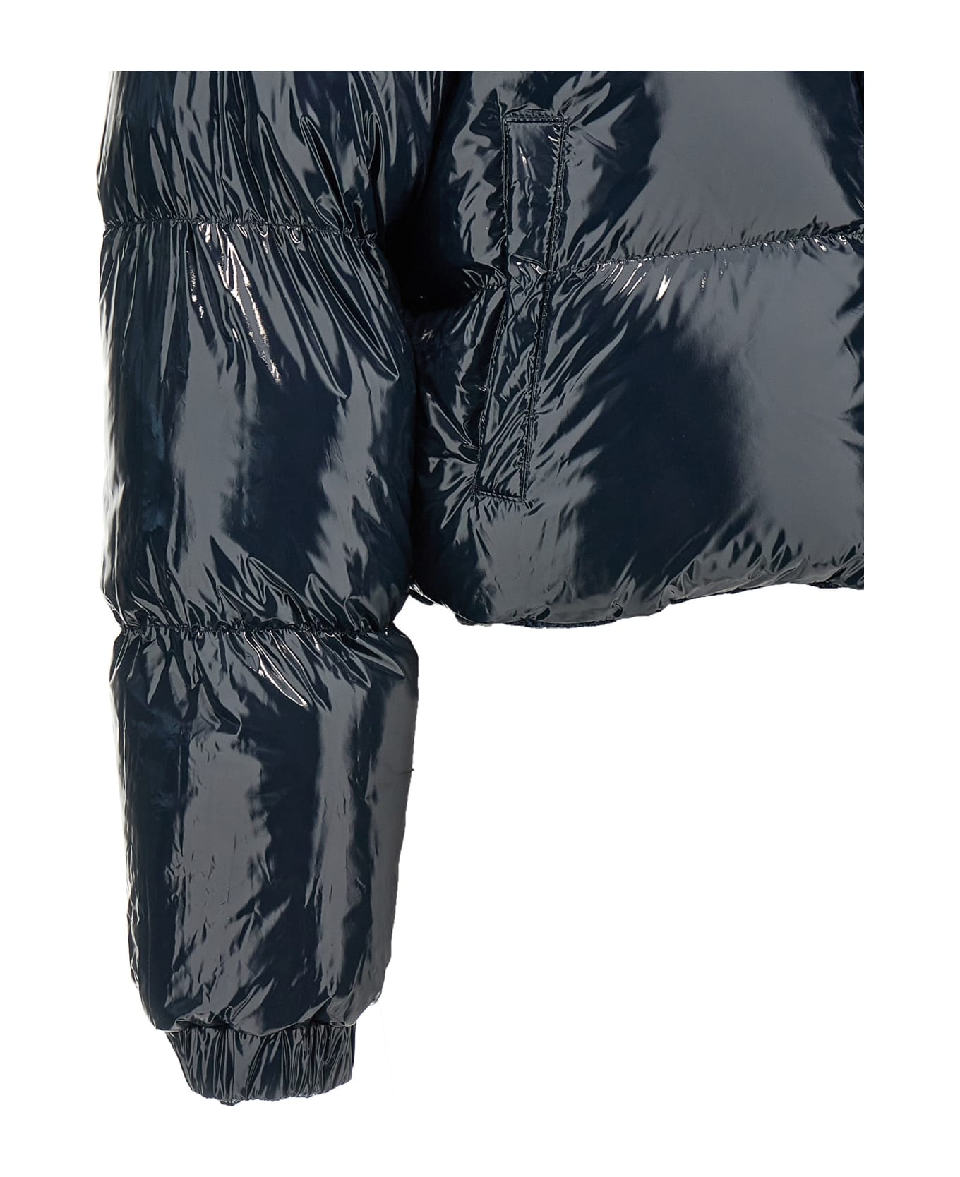Thom Browne 
herringbone Harris Tweed
 Reversible Down Jacket - Blue