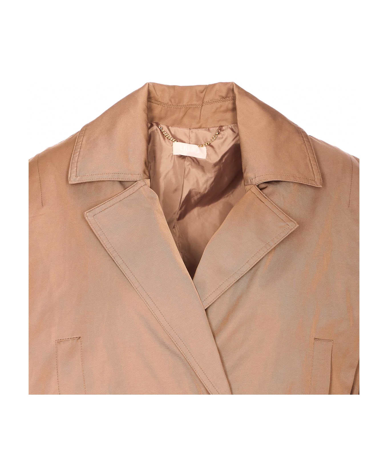 Liu-Jo Double Breasted Jacket - Beige