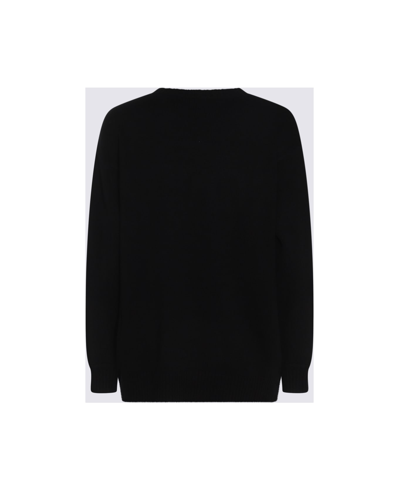 Max Mara Black Wool Fido Knitwear - Black