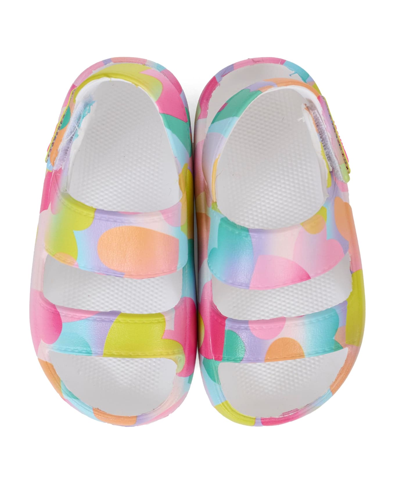 Billieblush Multicolor Sandals For Girl With Hearts - Multicolor