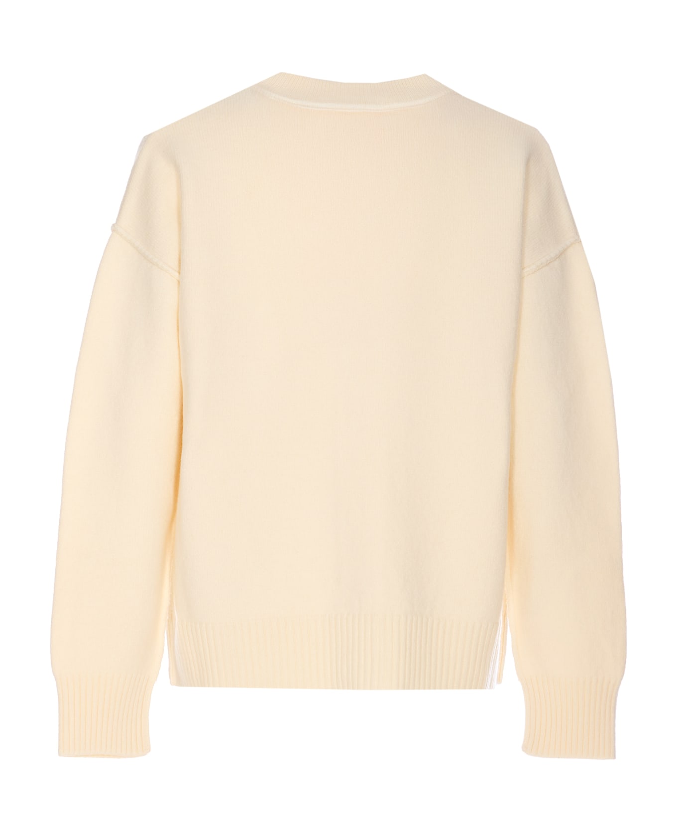 Ami Alexandre Mattiussi Ami De Couer Cardigan - White
