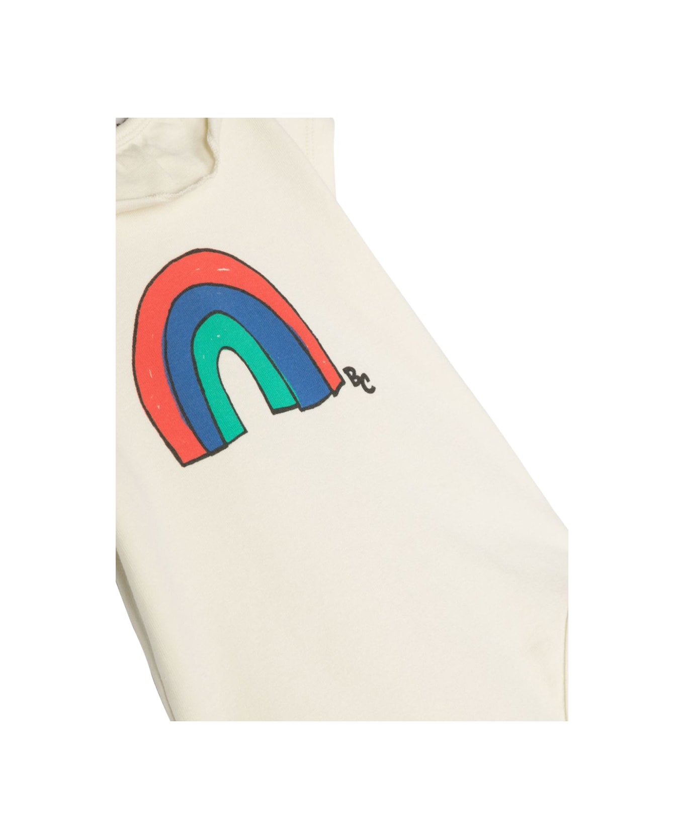 Bobo Choses Baby Rainbow Ruffle Collar Body - WHITE ボディスーツ＆セットアップ