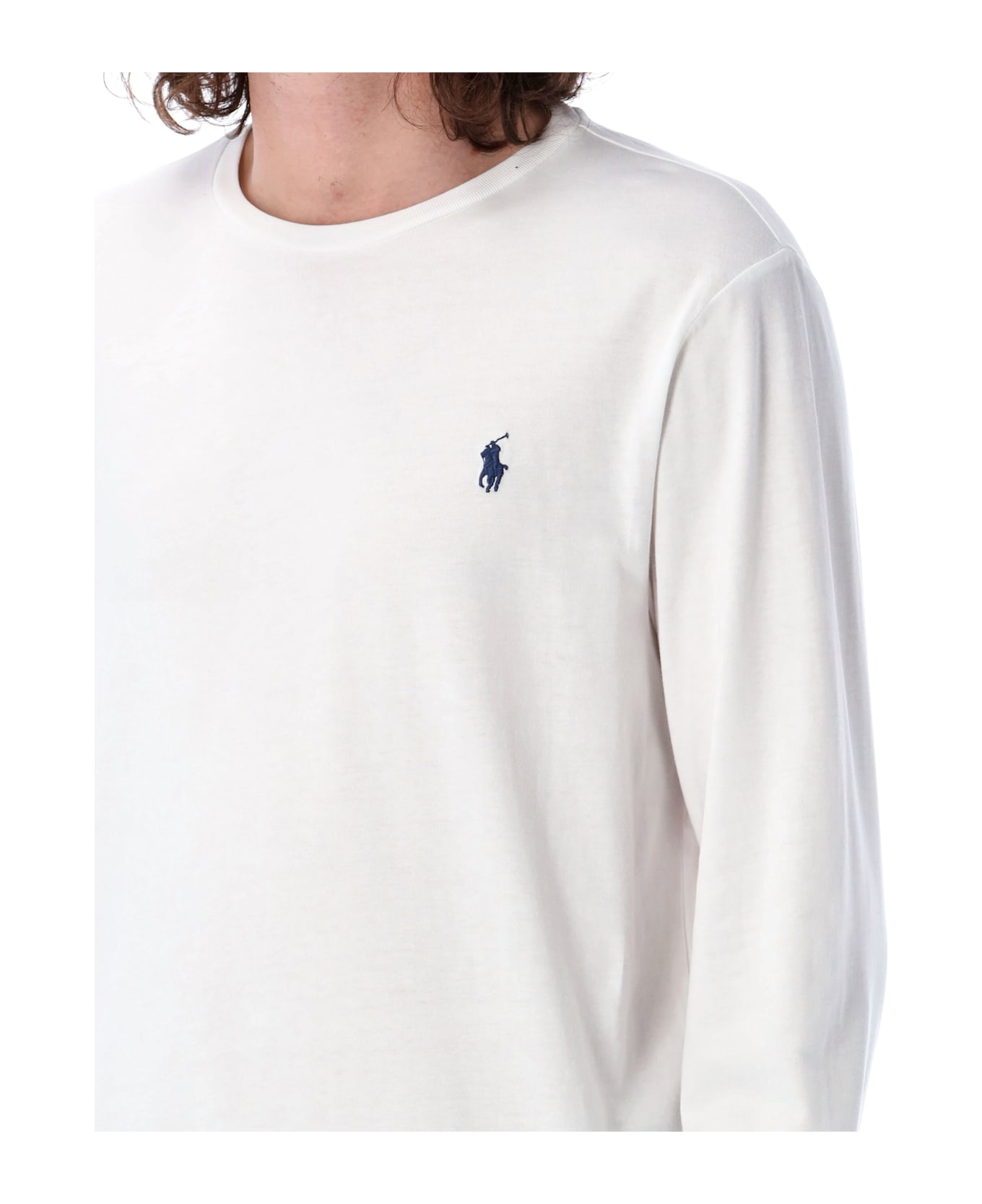 Polo Ralph Lauren Classic Fit Jersey Long-sleeve T-shirt - WHITE