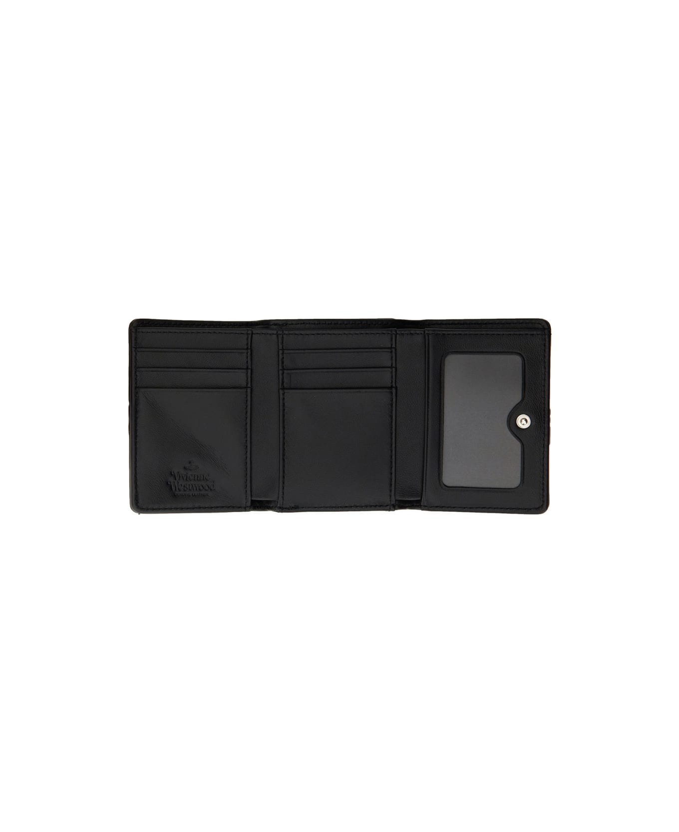 Vivienne Westwood Small Frame Wallet - BLACK