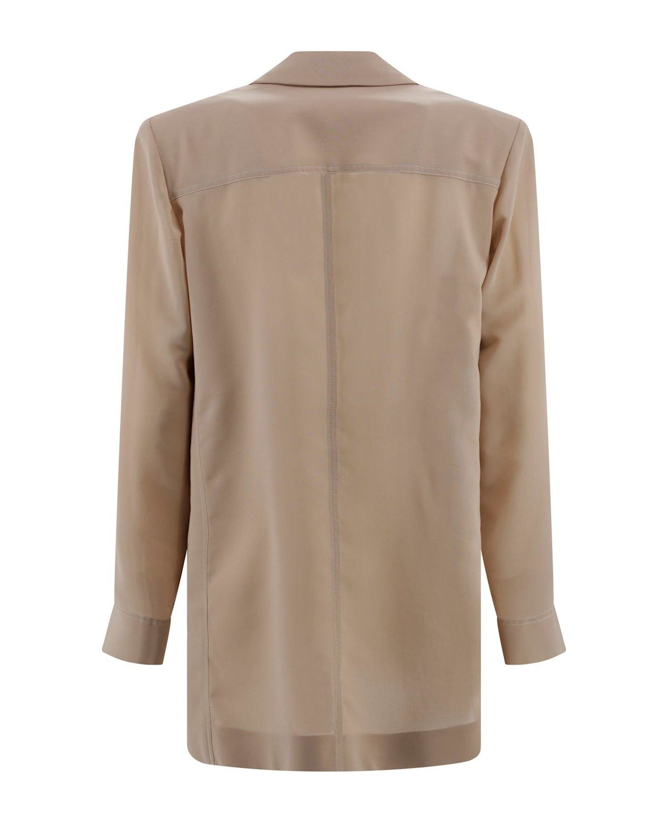 Philosophy di Lorenzo Serafini Etamine Single Breasted Jacket - Fantasia Beige
