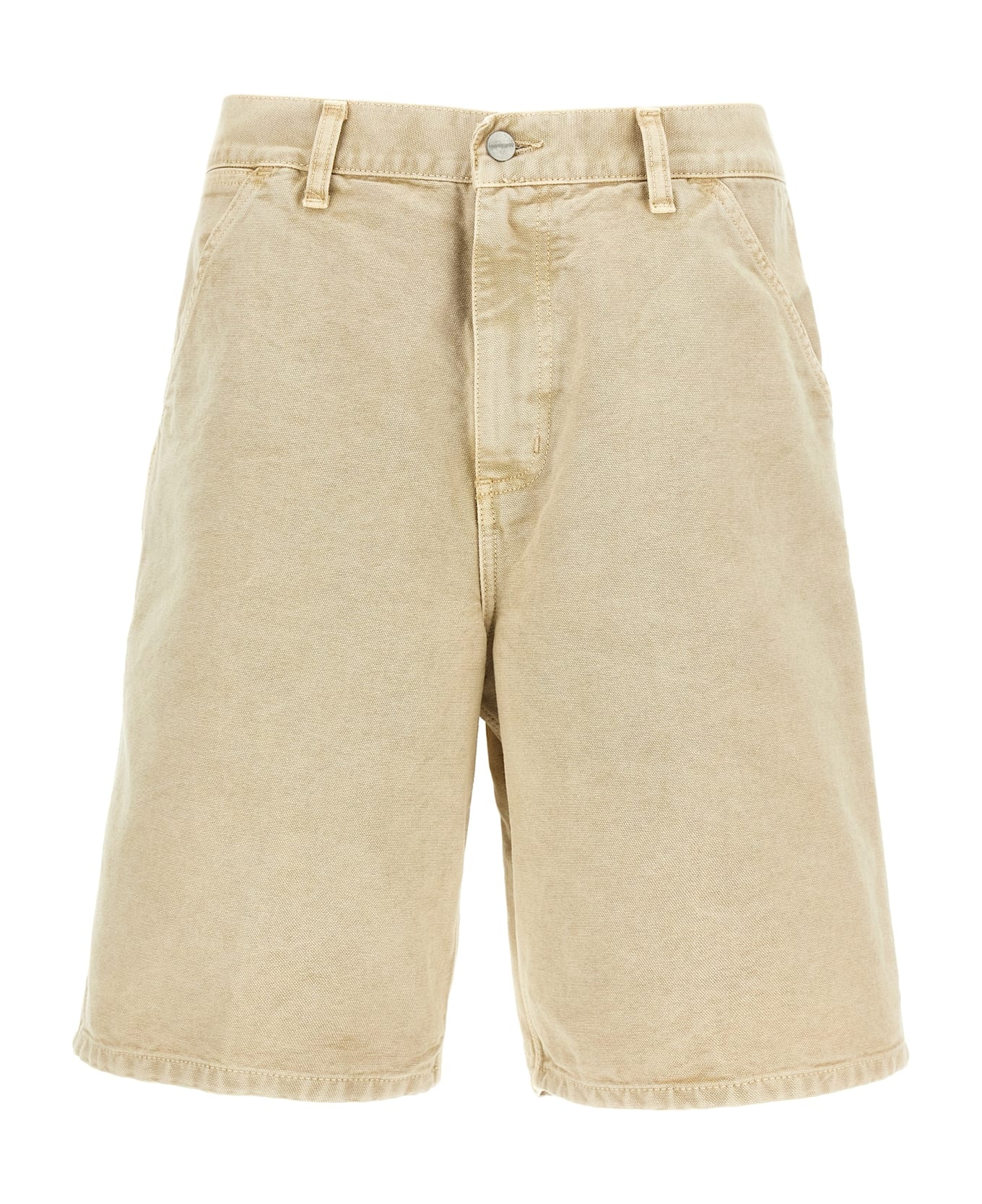 Carhartt 'single Knee' Bermuda Shorts - Beige