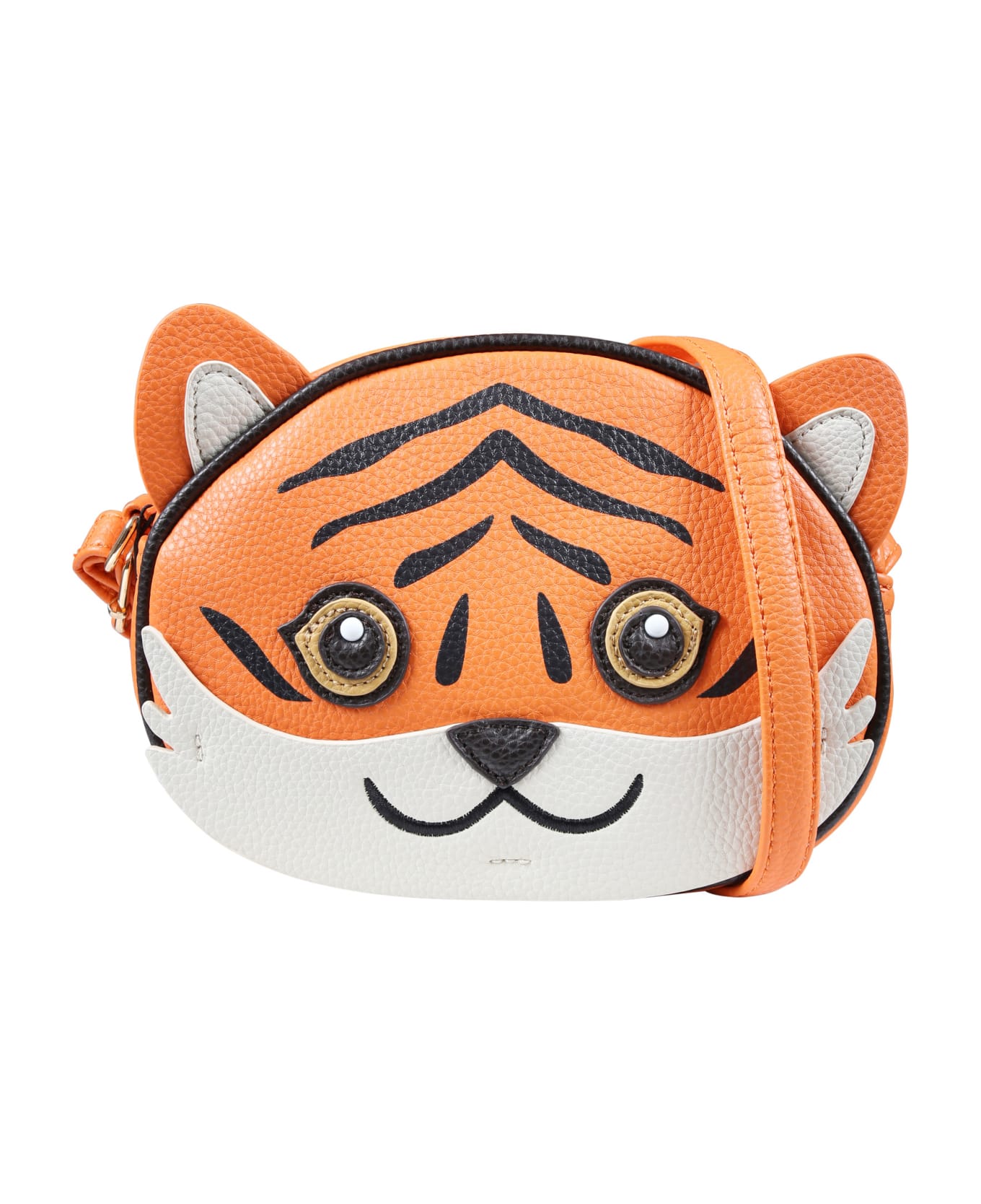 Molo Casual Orange Tiger-shaped Bag For Girl - Orange アクセサリー＆ギフト
