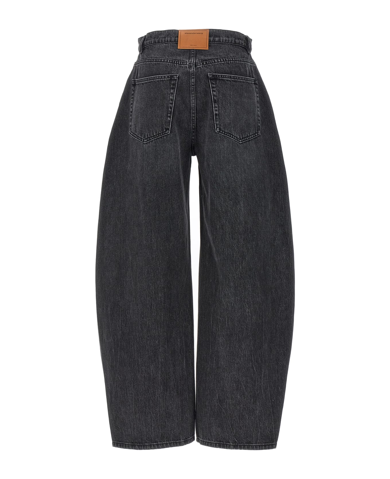 Alexander Wang 'oversized Rounded' Jeans - Gray