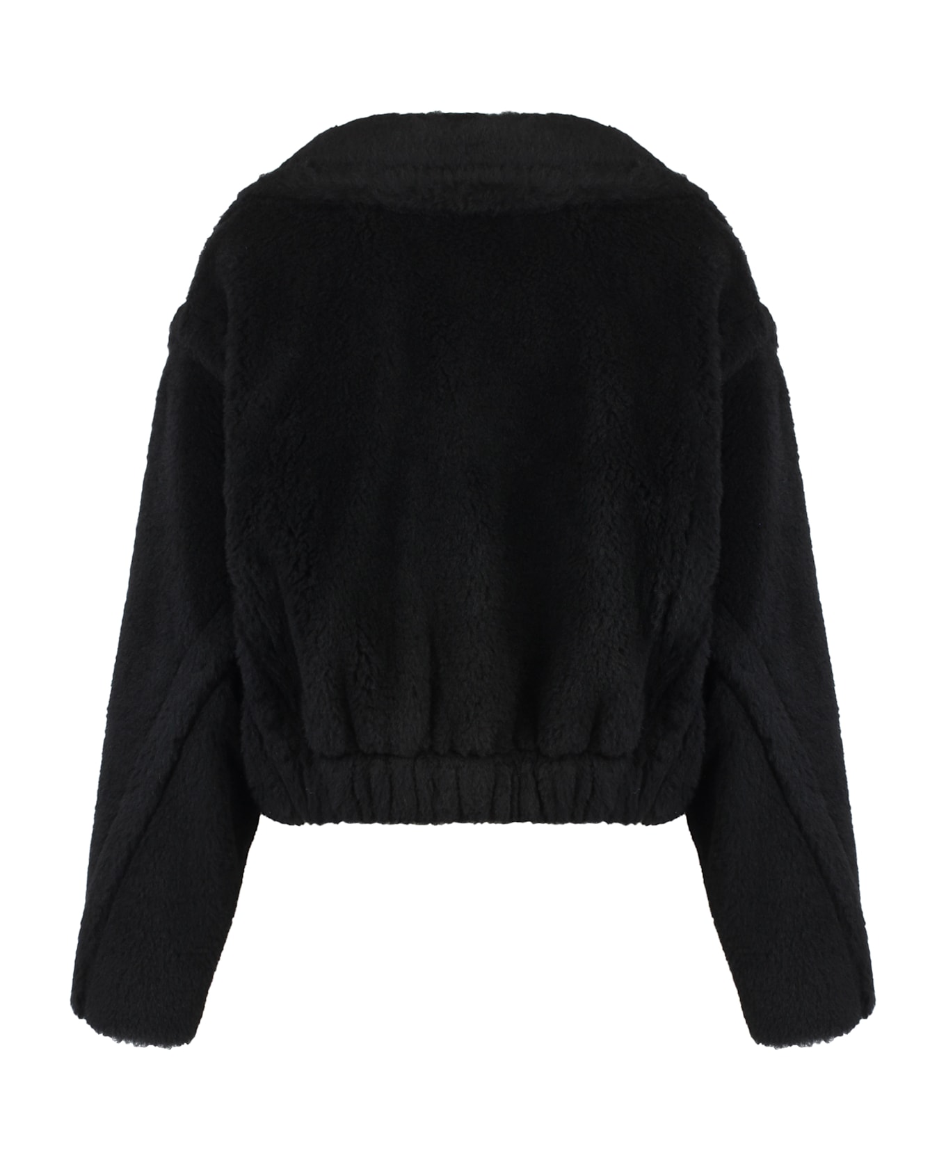 Max Mara Oggeri Vegan Fur Jacket - black